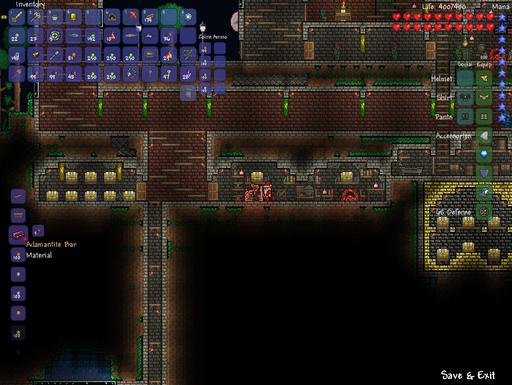 Terraria - Гайд по сбору комплекта Святой брони и Святого оружия а также Мотобура