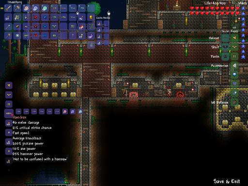 Terraria - Гайд по сбору комплекта Святой брони и Святого оружия а также Мотобура